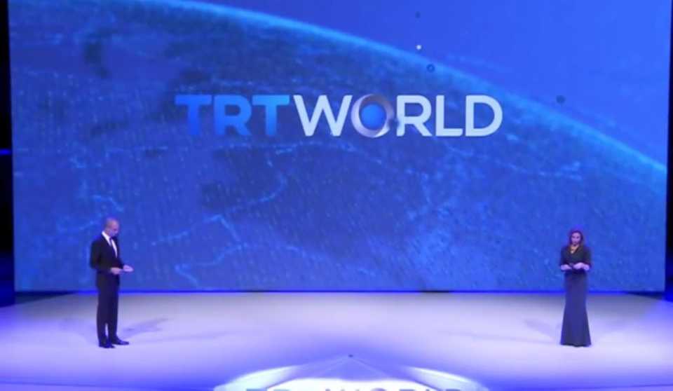 TRT World's senior anchors Alican Ayanlar and Andrea Sanke hosted the gala, held at the presidential complex in Ankara.