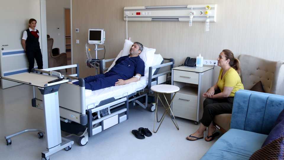 Mersin City Hospital, which was built by public and private sector co-operation and opened in February last year, has provided medical services for 3.4 million people in 15 months opened on February 3, 2017.
