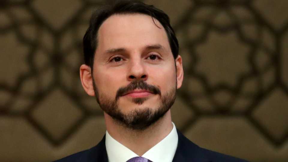 Turkish President Recep Tayyip Erdogan's son-in-law and newly appointed Treasury and Finance Minister Berat Albayrak attends a news conference at the Presidential Palace in Ankara, Turkey on July 9, 2018.