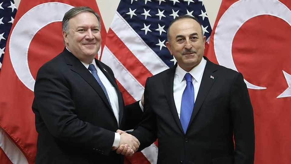US Secretary of State Mike Pompeo and Turkey's Foreign Minister Mevlut Cavusoglu have held talks in Singapore on August 3, 2018.