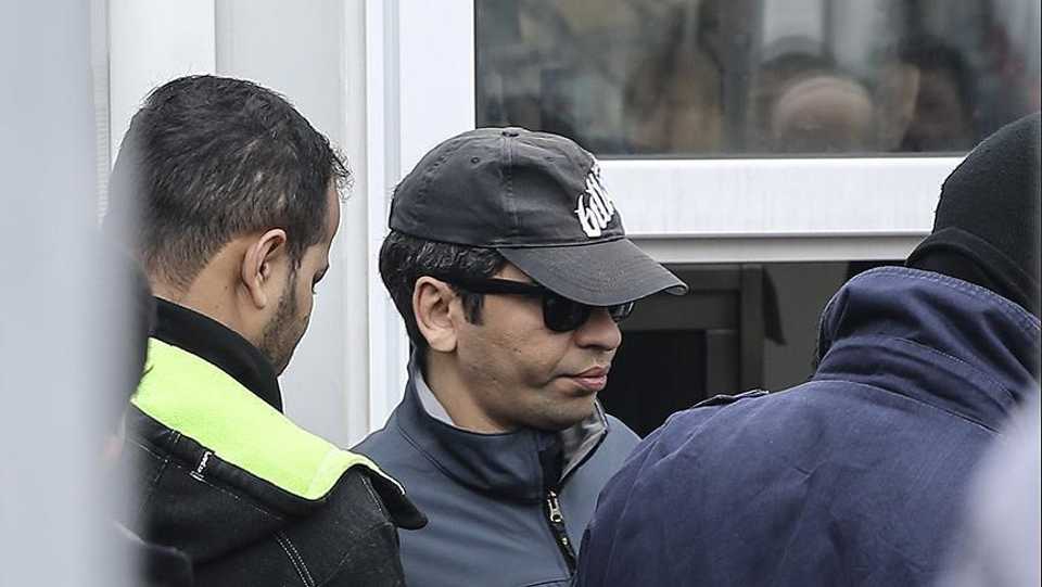 The photo shows one of the eight Turkish fugitive soldiers, Suleyman Ozkaynakci in Athens, Greece. (File photo)