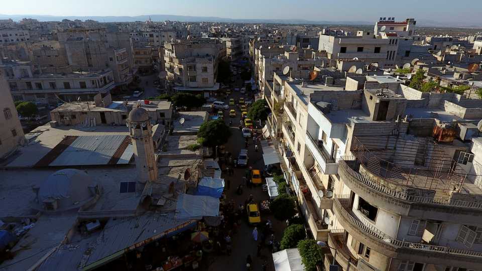 Idlib city, capital of Idlib province which the Assad regime is reported to be targeting in a bid to retake the last opposition and rebel stronghold in Syria.