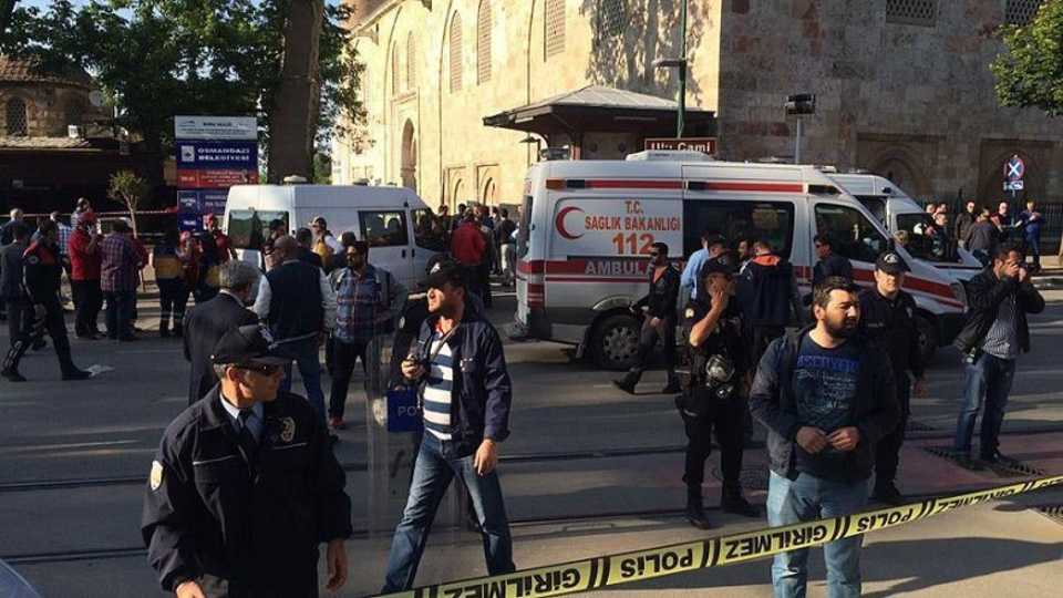 A female suicide bomber detonated herself in Turkey's northwestern Bursa Province.