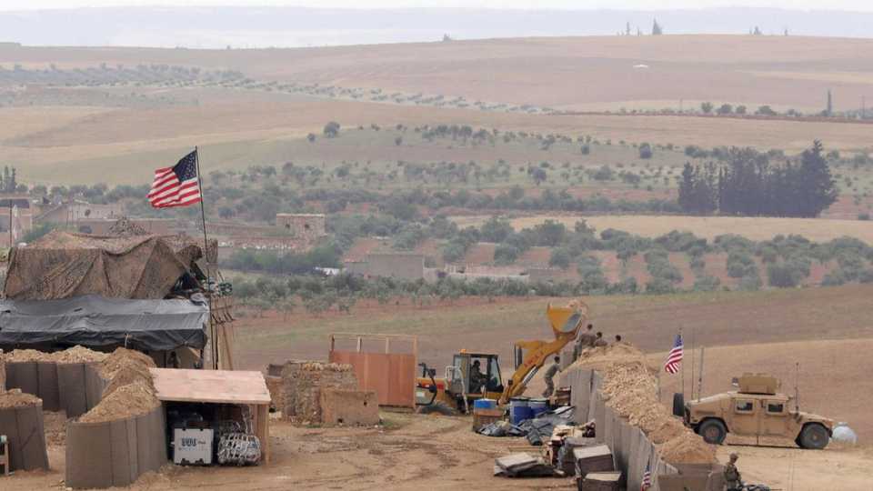 US forces set up a new base in Manbij, Syria on May 8, 2018.