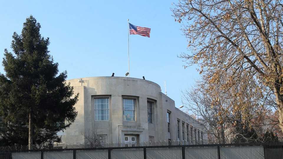 Enhanced security measures have been implemented around the area. Photo: US embassy in Ankara, December 20, 2016.