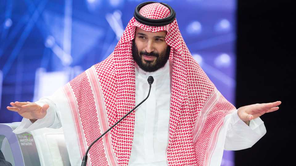 Saudi Crown Prince Mohammed bin Salman speaks during the Future Investment Initiative Forum in Riyadh, Saudi Arabia, October 24, 2018.