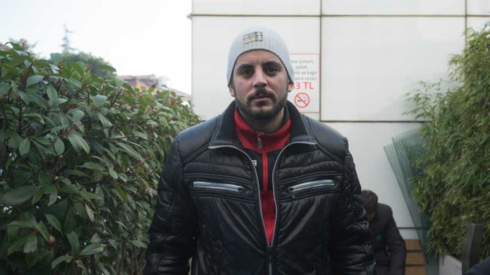 Ergin Tosun, 27, also works in a factory like his brother Fikri who was wounded in the Reina attack. 