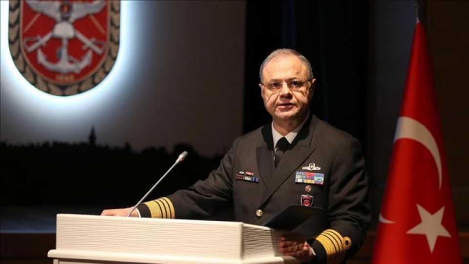 Admiral Bulent Bostanoglu, commander of the Turkish Naval Forces.