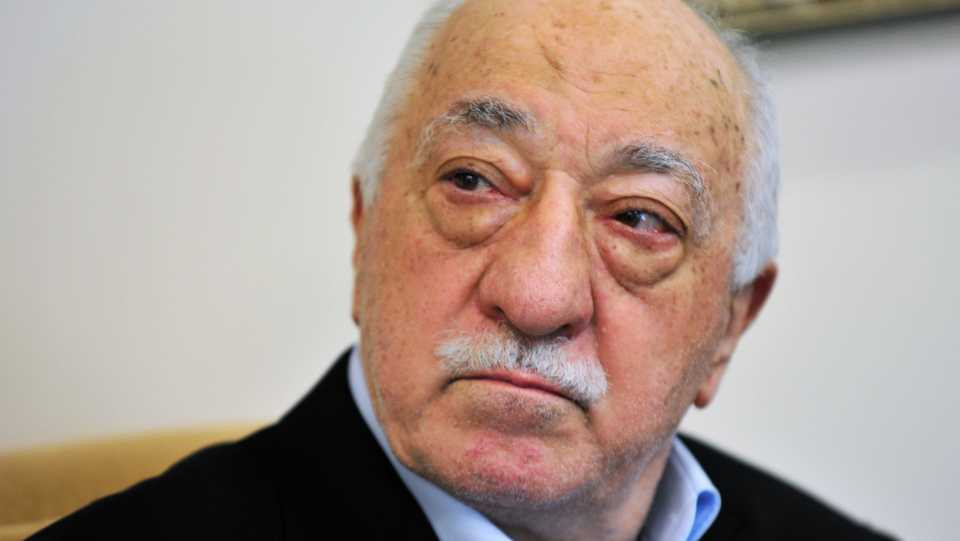 In this July, 2016 file photo, FETO leader Fetullah Gulen speaks to members of the media at his compound, in Saylorsburg, Pennsylvania Turkey says the US is legally bound by a treaty to immediately hand over Fetullah Gulen.