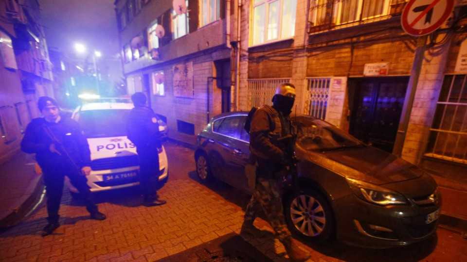 An operation to apprehend the attackers who fired a rocket at the police was under way, Istanbul Governor Vasip Sahin said on Twitter.