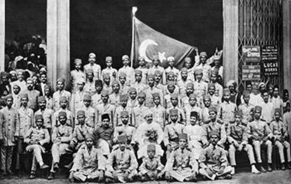 Support of Indian Muslims to the Ottoman Empire, Mumbai, India - 1920.