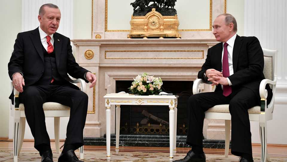 Erdogan and Putin had seven one-on-one meetings in 2018 and 18 phone calls to discuss bilateral relations and regional developments, especially Syria.