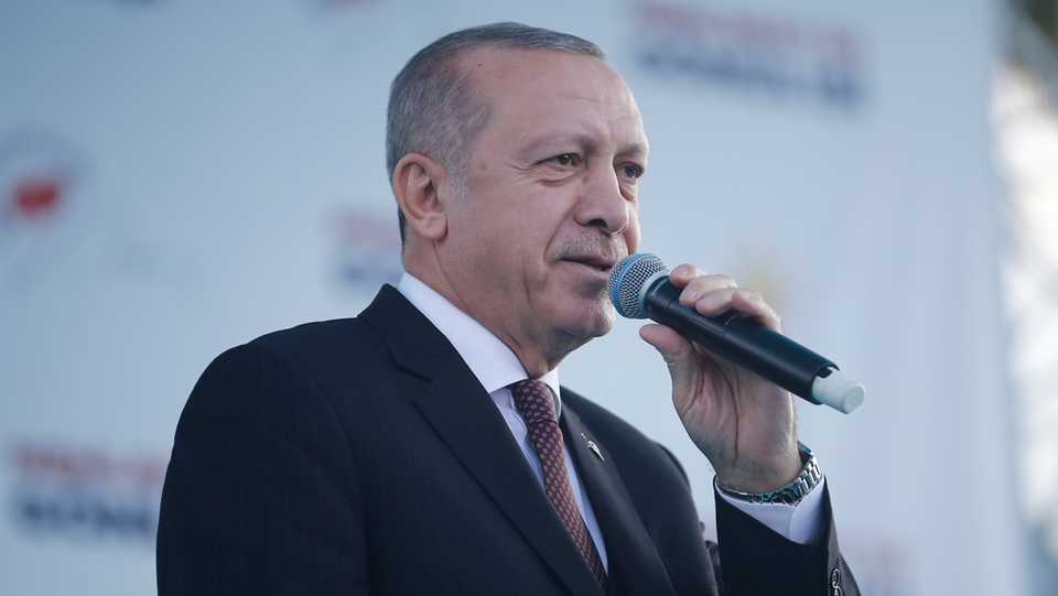 Erdogan says around 311,000 Syrians have returned to areas cleared by Turkey of terrorists.