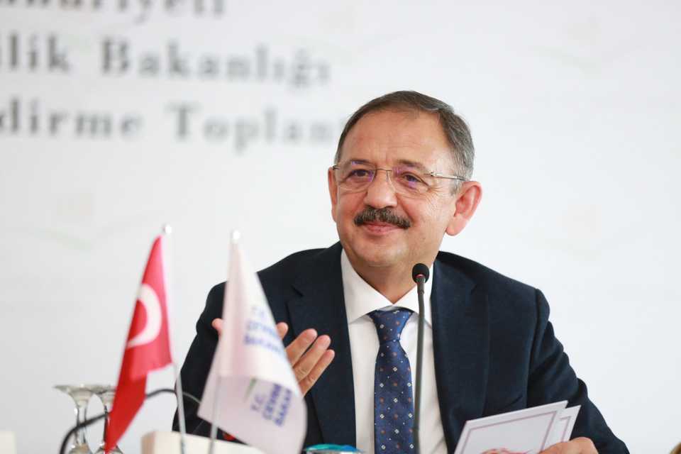 Mehmet Ozhaseki, the mayor candidate of the People's Alliance for Ankara.