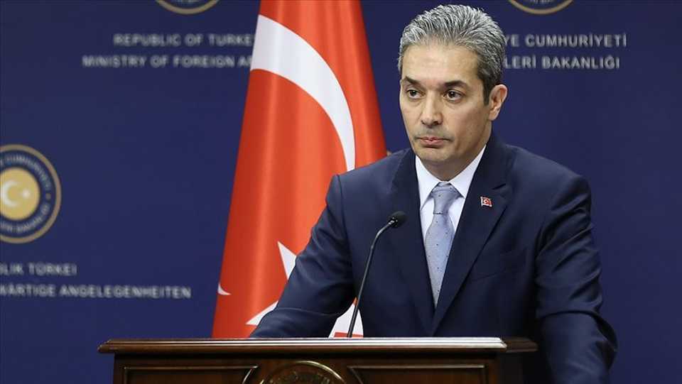 Turkey’s Foreign Ministry Spokesperson Hami Aksoy said the international community is aware of UAE's disruptive actions against peace and security not only in Libya but also in Yemen, Syria and the Horn of Africa.