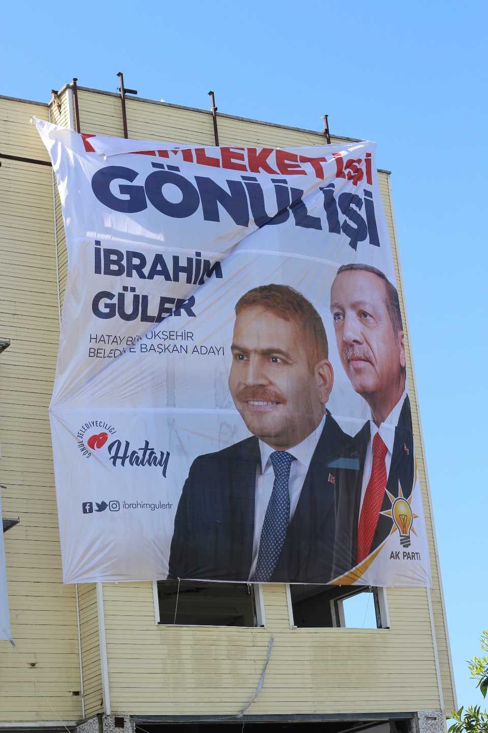 AK Party campaign in Hatay.