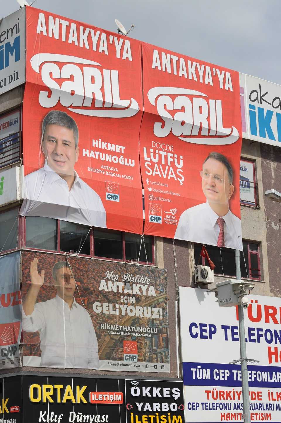 Poster of CHP candidates for Hatay and Antakya.
