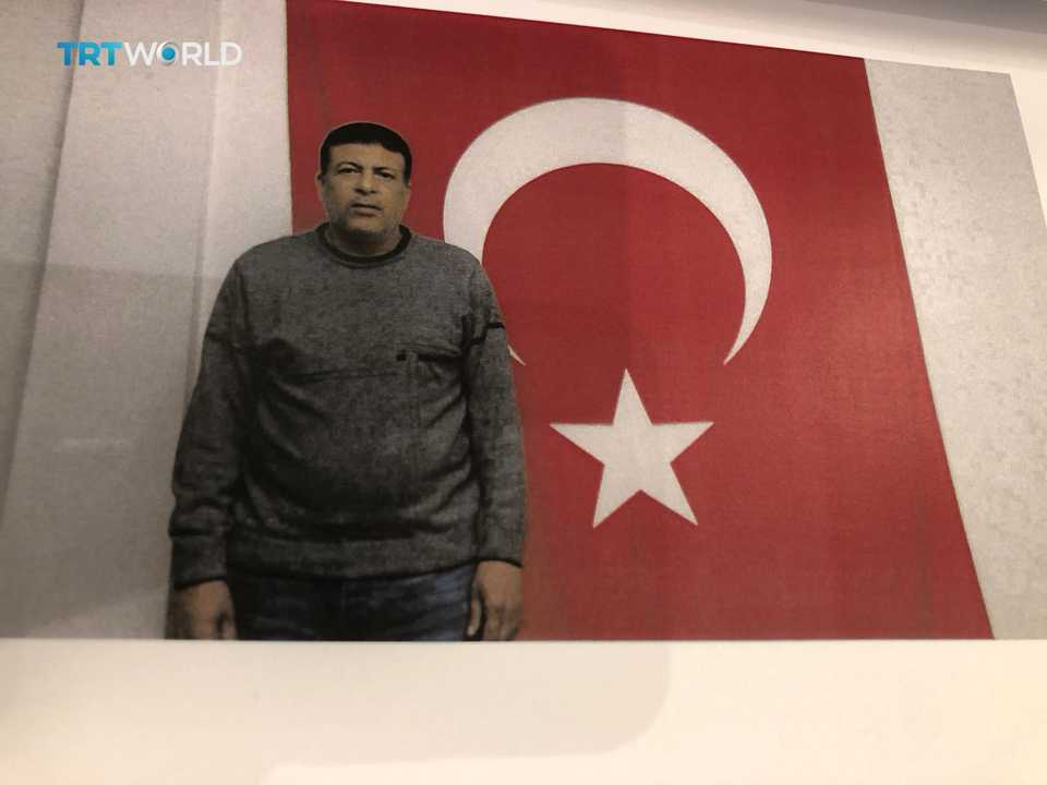 One of the two suspected UAE spies, whose name has not yet been disclosed by Turkish authorities, is seen in this photo.