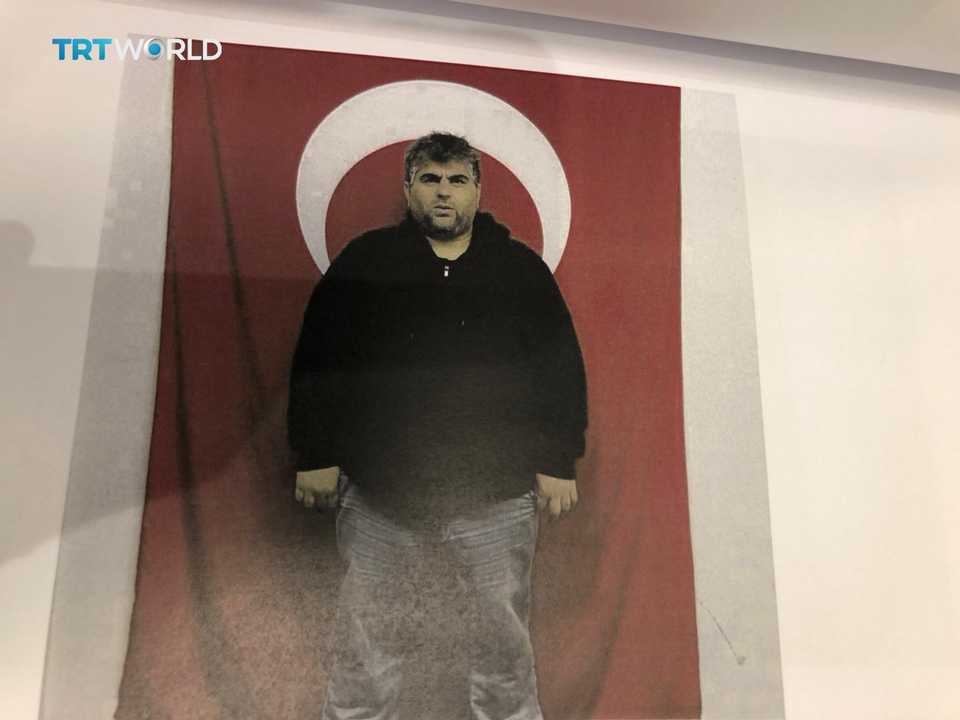 One of the two suspected UAE spies, whose name has not yet been disclosed by the Turkish authorities, is seen in this photo.