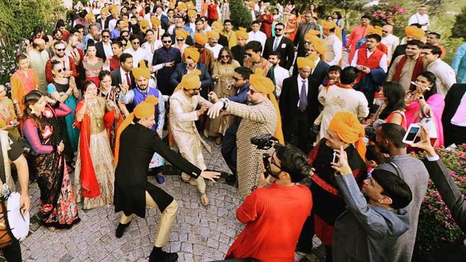 An Indian wedding event at Bodrum in Turkey's Mugla. November 24, 2017.
