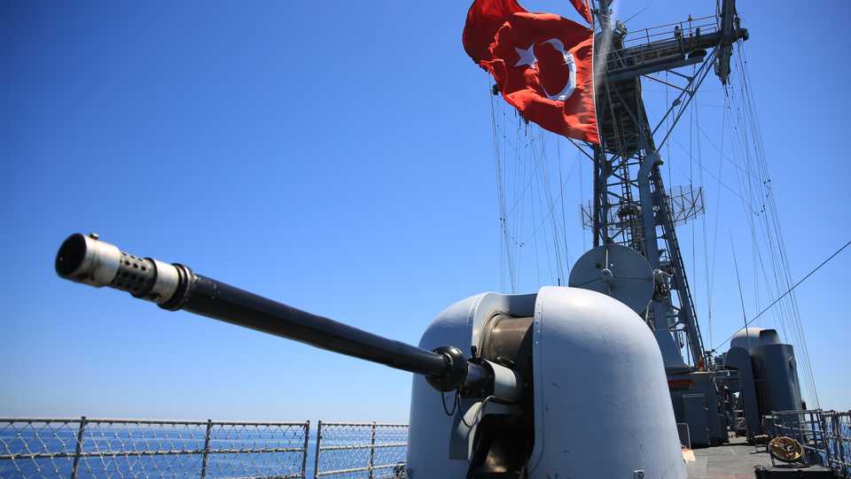 The Turkish Naval Forces Command is one of the largest drills in three seas surrounding Anatolia with the participation of 131 ships, 57 planes and 33 helicopters.