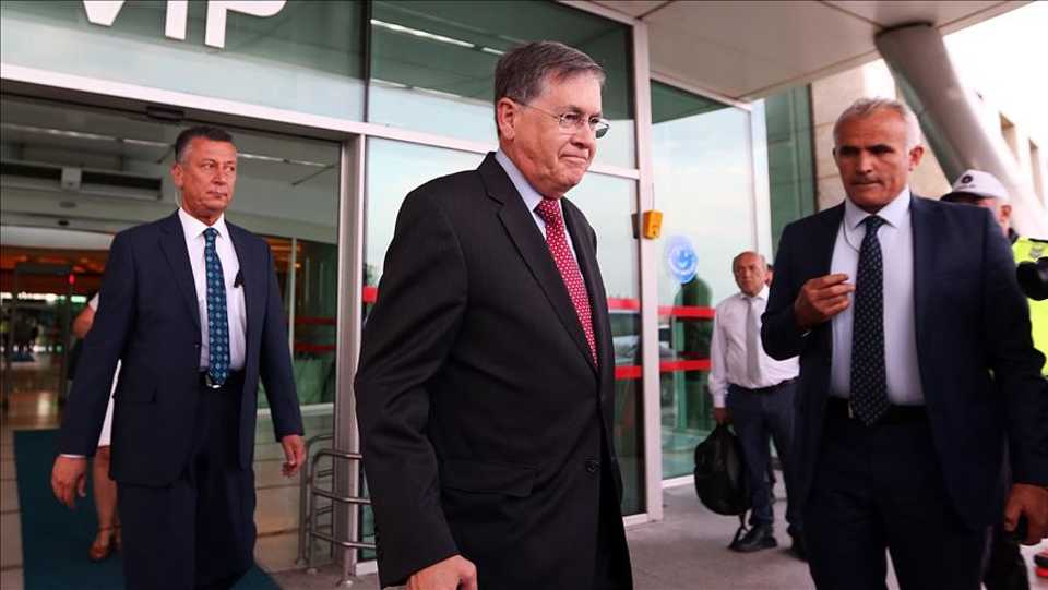 New US ambassador to Turkey David Satterfield is seen during his arrival at the Esenboga Airport in Ankara, Turkey on July 10, 2019.