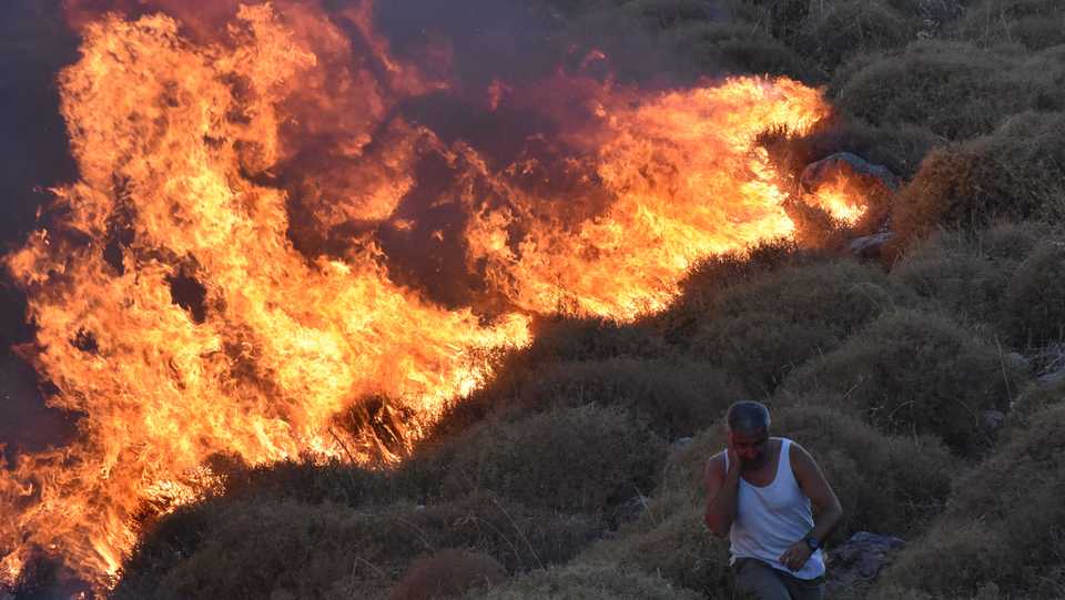 The fire in Mugla's Bodrum district was brought under control after 40 hours.