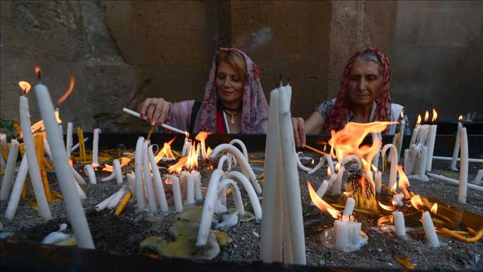 On Sept. 19, 2010, the Akdamar Church hosted its first service after a 95-year break. People from Turkey and around world attend mass in Cathedral of Holy Cross on Akdamar (Aghtamar) Island, in Lake Van in eastern Turkey