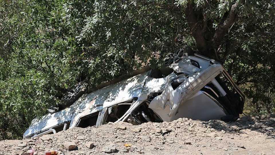 Seven people were killed and 10 others wounded in southeast Turkey when an improvised explosive placed on a road went off as a vehicle carrying villagers was passing.