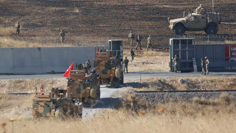 Turkish Armed Forces (TAF) and US Armed Forces began second joint land patrol in Syria, in the east of the Euphrates within the scope of the first phase of safe zone applications.
