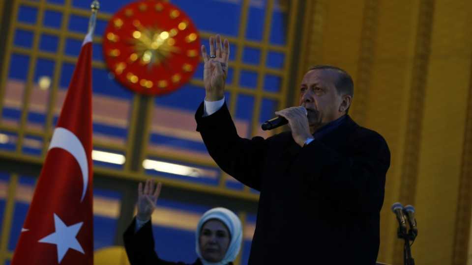 Erdogan has responded to critics of Sunday's referendum results by saying that the outcome is clear and the time for debate is over.