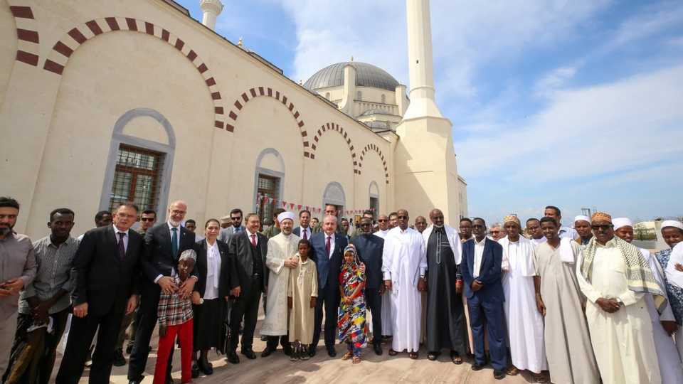 Abdulhamid II Mosque was inaugurated by Turkish and Djibouti delegations on Friday. November 29, 2019.