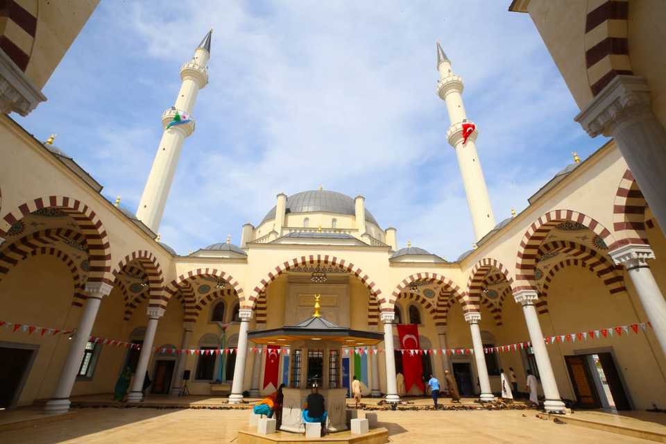 Construction of the Abdulhamid II Mosque was among many agreements signed between Turkey and Djibouti's leaders in 2015.