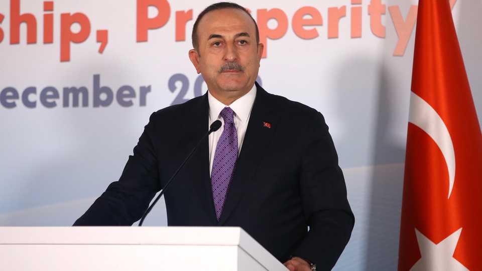 Turkish Foreign Minister Mevlut Cavusoglu (pictured) said US Congress members will not achieve anything by imposing sanctions.