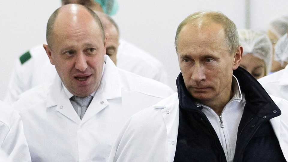 Yevgeny Prigozhin, known as 'Putin's Chef' and reputed to be one of the chief funders of the private military company, Wagner Group, and Russian President Vladimir Putin.