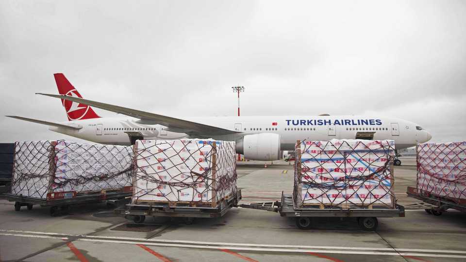Turkish Cargo carried a total of 376,000 tonnes of cargo and post during January-March 2020 period, a 9.6 percent more in tonnage compared to the same period of last year.