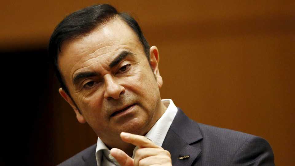 Carlos Ghosn, CEO of the Renault-Nissan Alliance speaks during a question and answer session organised by the Japan Chamber of Commerce in Tokyo. July 16, 2015