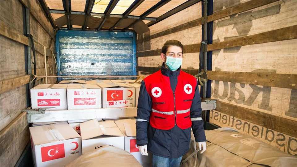 Turkish medical equipment being prepared to be shipped and distributed amid the global coronavirus epidemic in this file photo, April 25, 2020