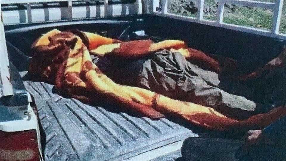 This image shows the corpse of the senior member of PKK terrorist organisation, Galya Bekir, codenamed Berivan Sarya, May 14, 2020.