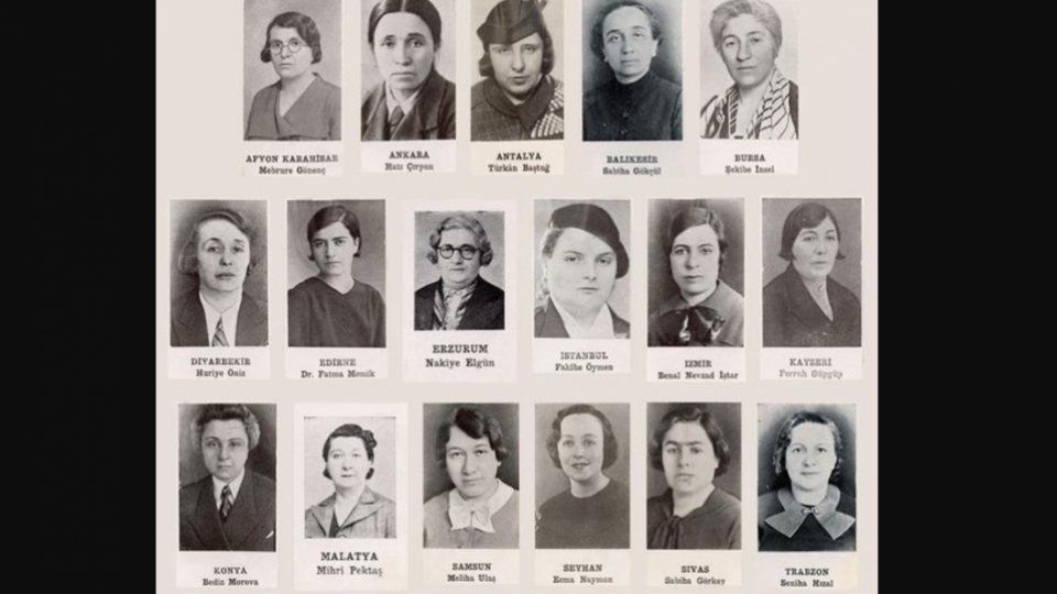 17 women deputies entered the Turkish Parliament in February 1935, becoming the first female MPs in Turkish history.