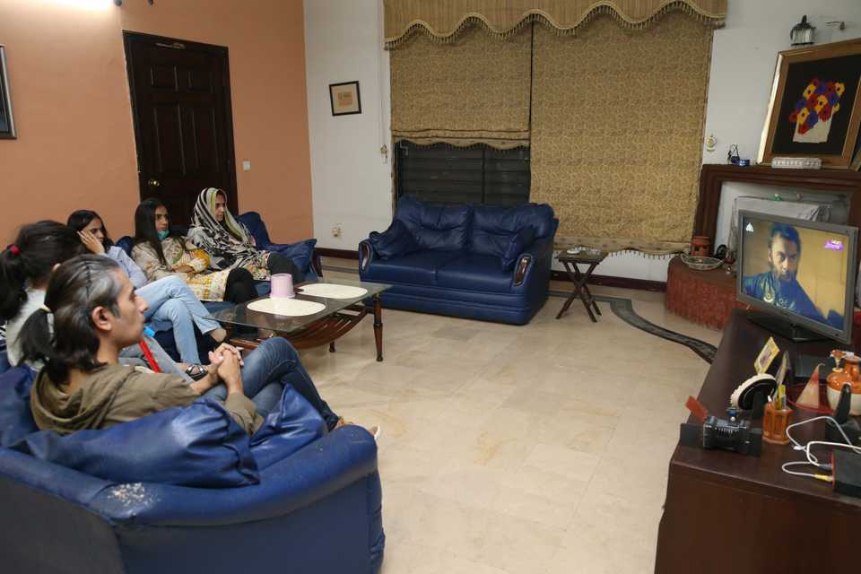 A Pakistani family watches Turkish series 