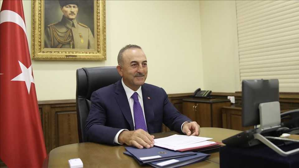 Turkey's Foreign Minister Mevlut Cavusoglu says if US is designating Antifa as terror organisation it must do same with YPG.