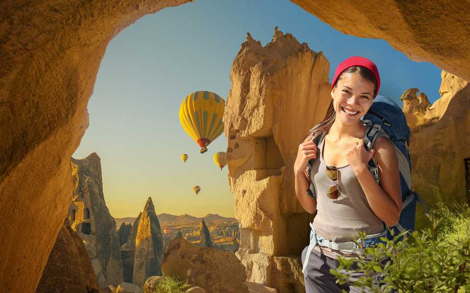 Hiking and riding a hot air balloon, are two of the many ways to best enjoy Cappadocia.