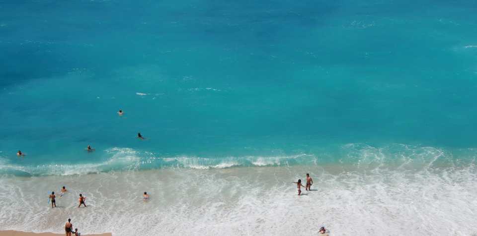 Kaputas Beach in Kas, Antalya, on Turkey's Mediterranean coast.