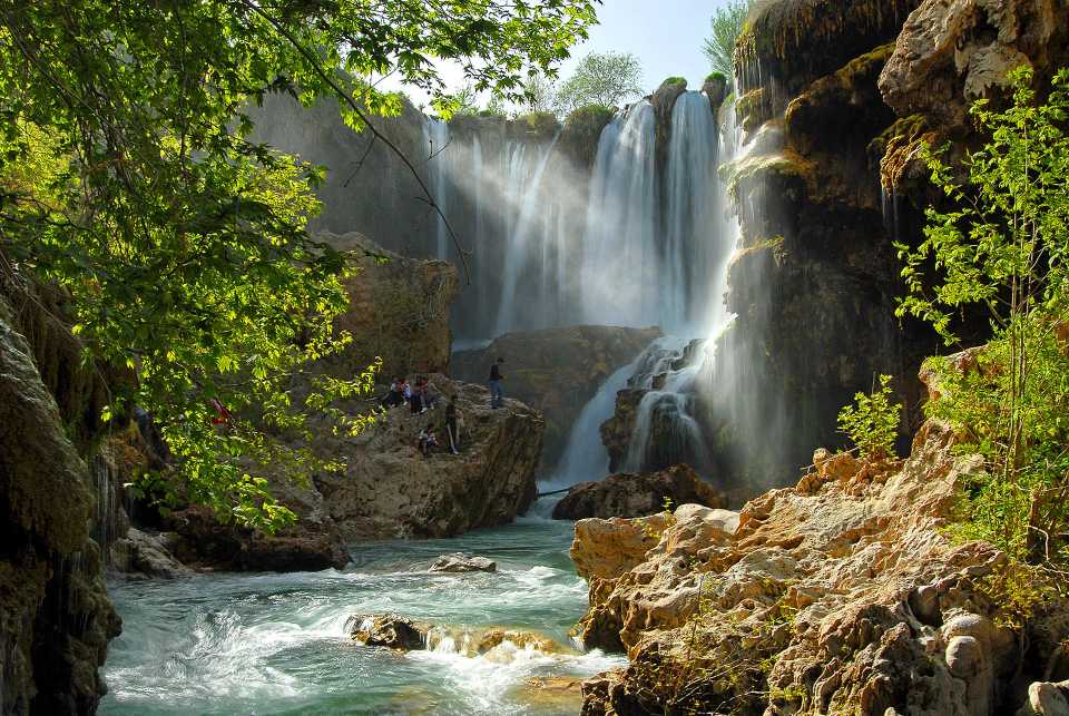 Konya’s Yerkopru Waterfall.