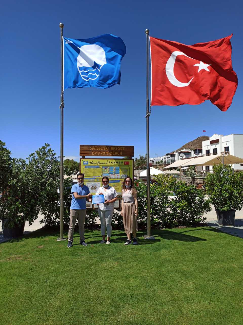 Swiss Otel resort, Bodrum Beach, in Mugla, Turkey.