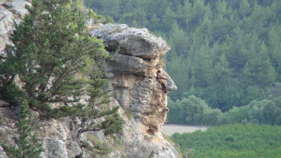 A mountainous rock in southern Turkey has an uncanny resemblance to US President Donald Trump.