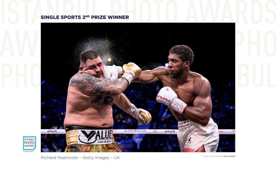 Getty Images photojournalist Richard Heathcote got second prize in the Single Sports category at the Istanbul Photo Awards 2020 with his photo titled 