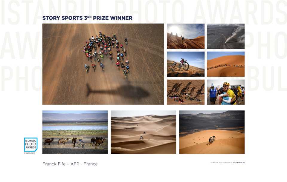 AFP photojournalist Franck Fife got third prize with the 