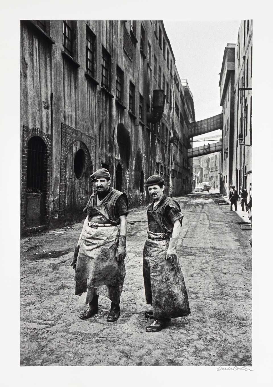 “Leather workers at Kazlicesme,” 1990.
